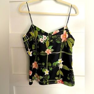 Ted Baker Adjustable Strap Camisole Floral Print No Size
